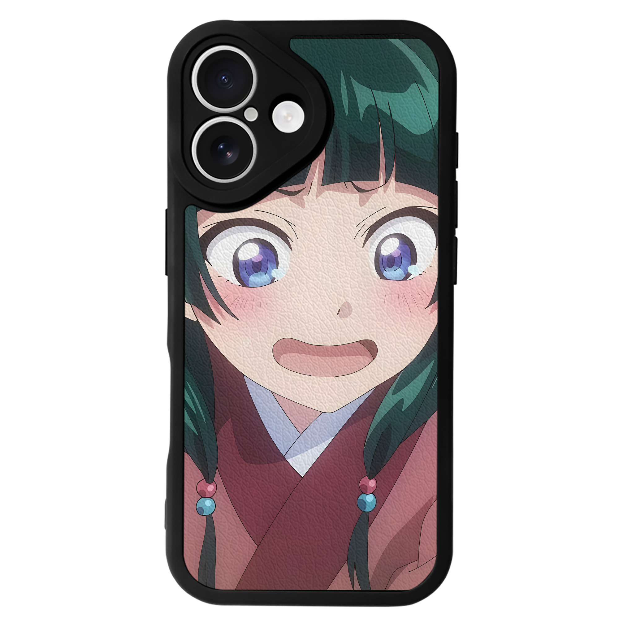 （画像用） 薬屋のひとりごと The Apothecary Diaries 【iPhone 16シリーズ対応】シリコンスマホケース（レザー調） 材質：シリコン